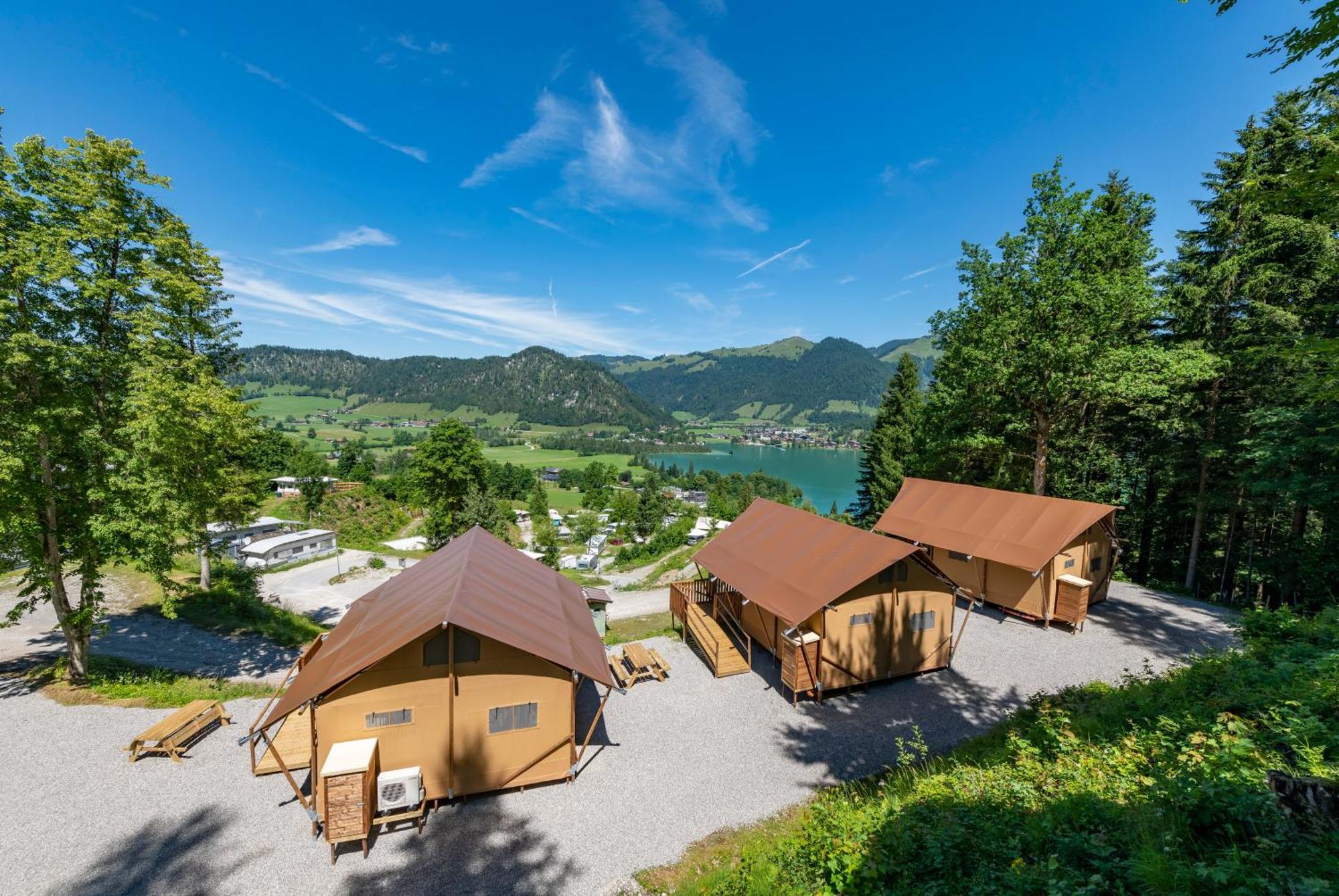Ferienpark Terrassencamping Sued-See 왈츠시 객실 사진